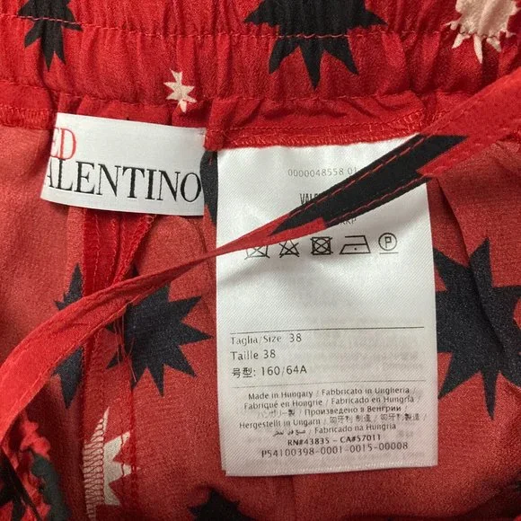 RED Valentino printed silk shorts - Picture 13 of 13